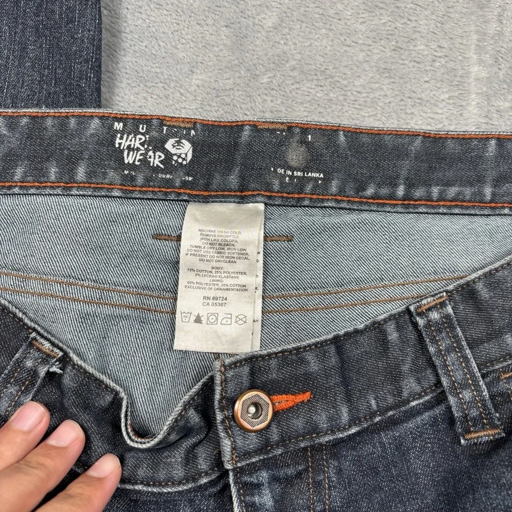 Mountain Hardware Men's Stretchstone Denim Jean Pants Dark Wash Size 38x30